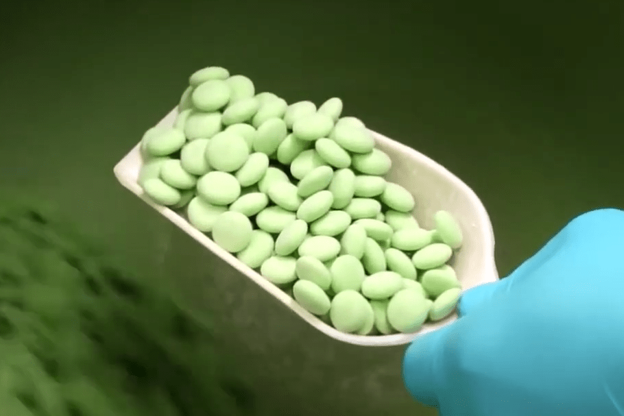 coloring process of sugar coating